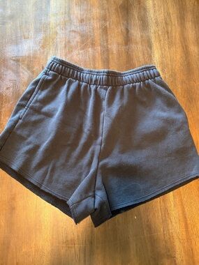 DSG Black Athletic Elastic-Waist Shorts